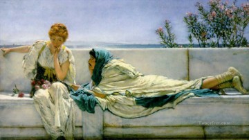 哀願するロマンティックなサー・ローレンス・アルマ・タデマ Oil Paintings